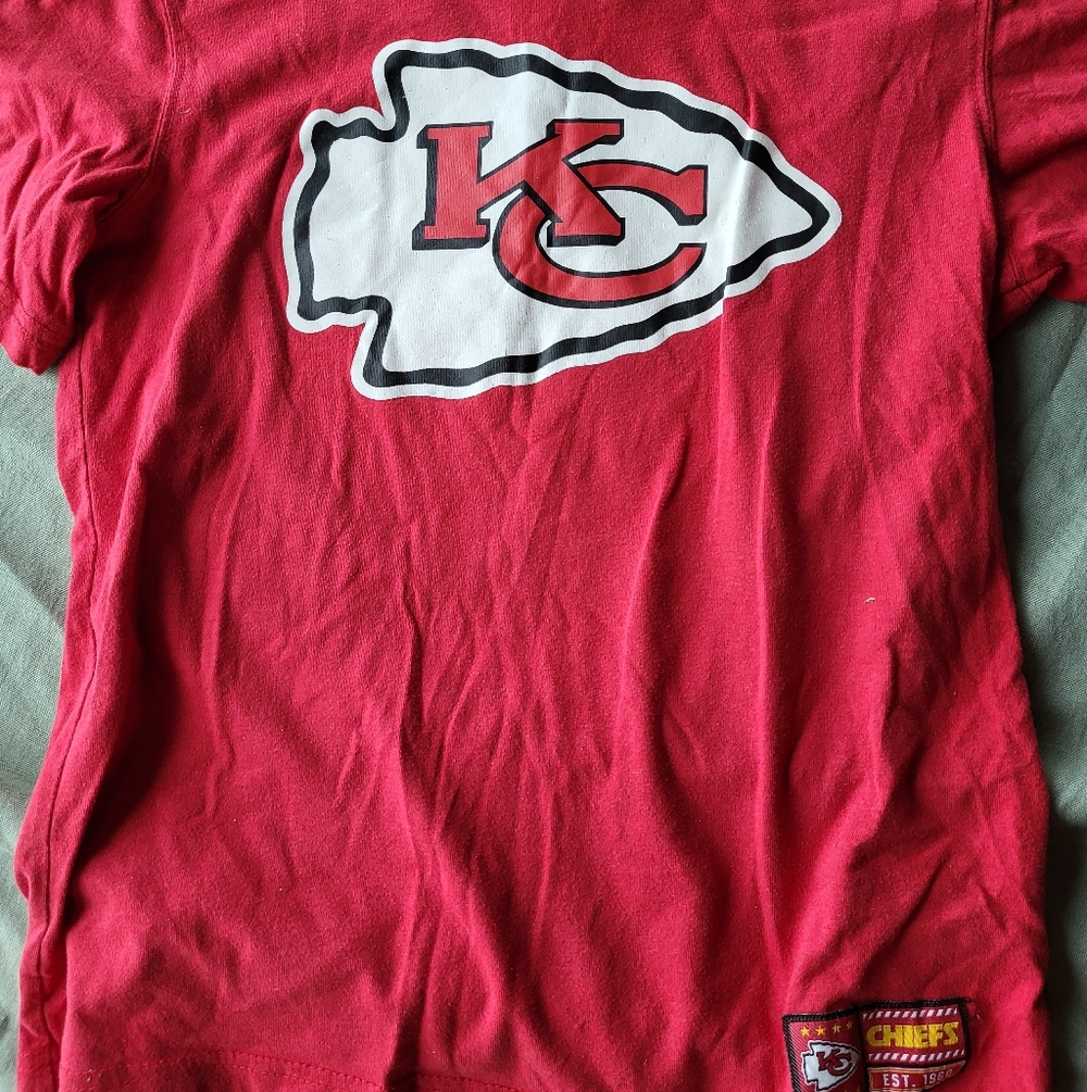 NFL Kids' Kansas City Chiefs Red Logo Tee